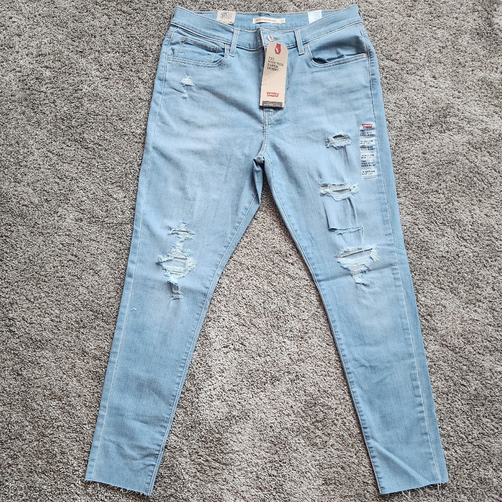 LEVIs 720 High Rise Super Skinny Jeans - Size 14 W32 L30